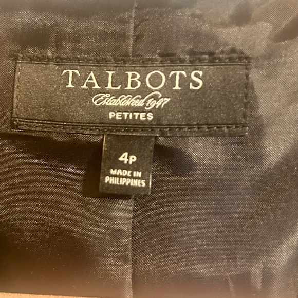 Talbots Elegant Black Blazer - Picture 4 of 6